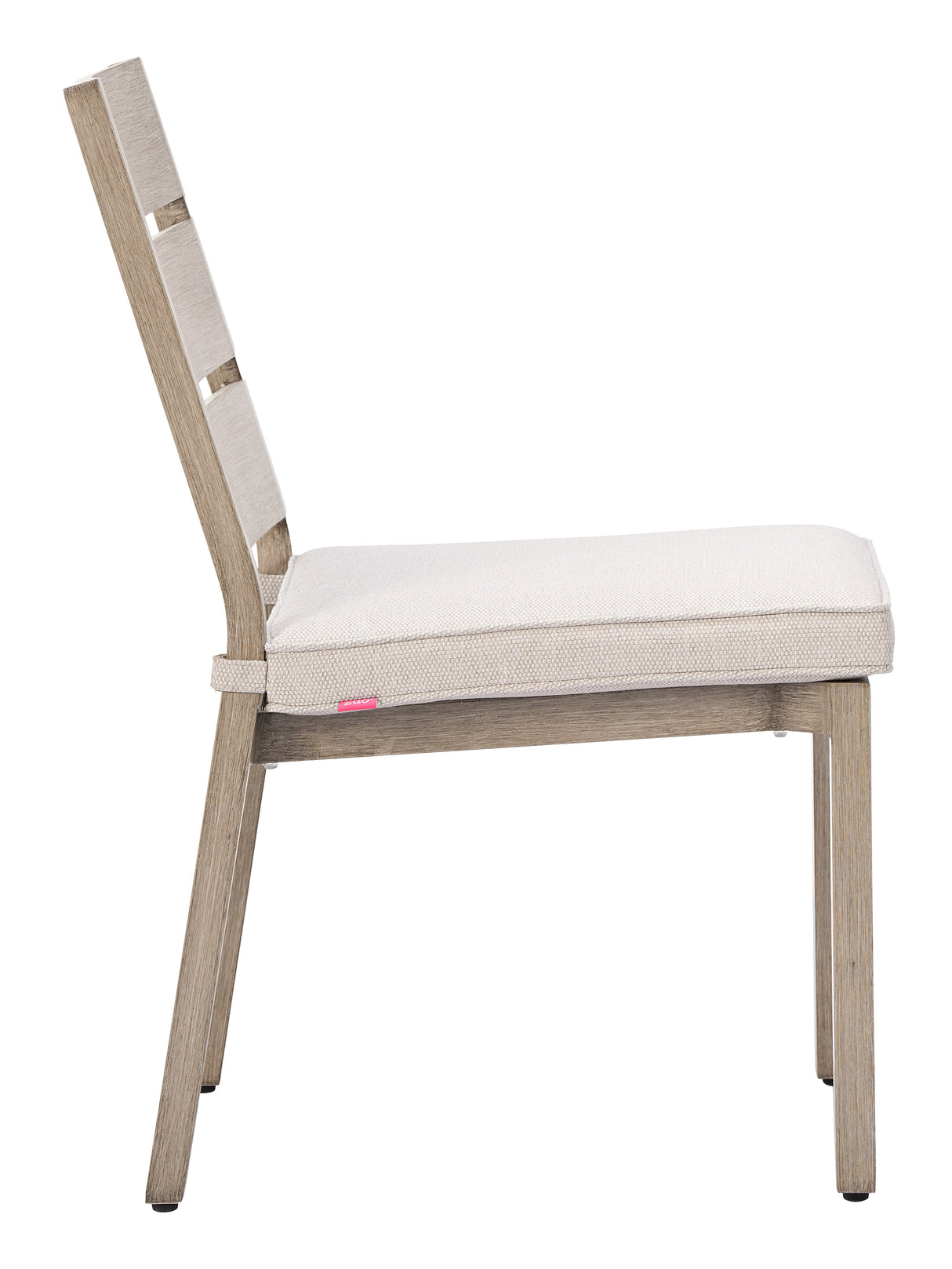 Reefline Gray Outdoor Armless Dining Chair (Set of 2) by Zuomod at Eve Furniture
