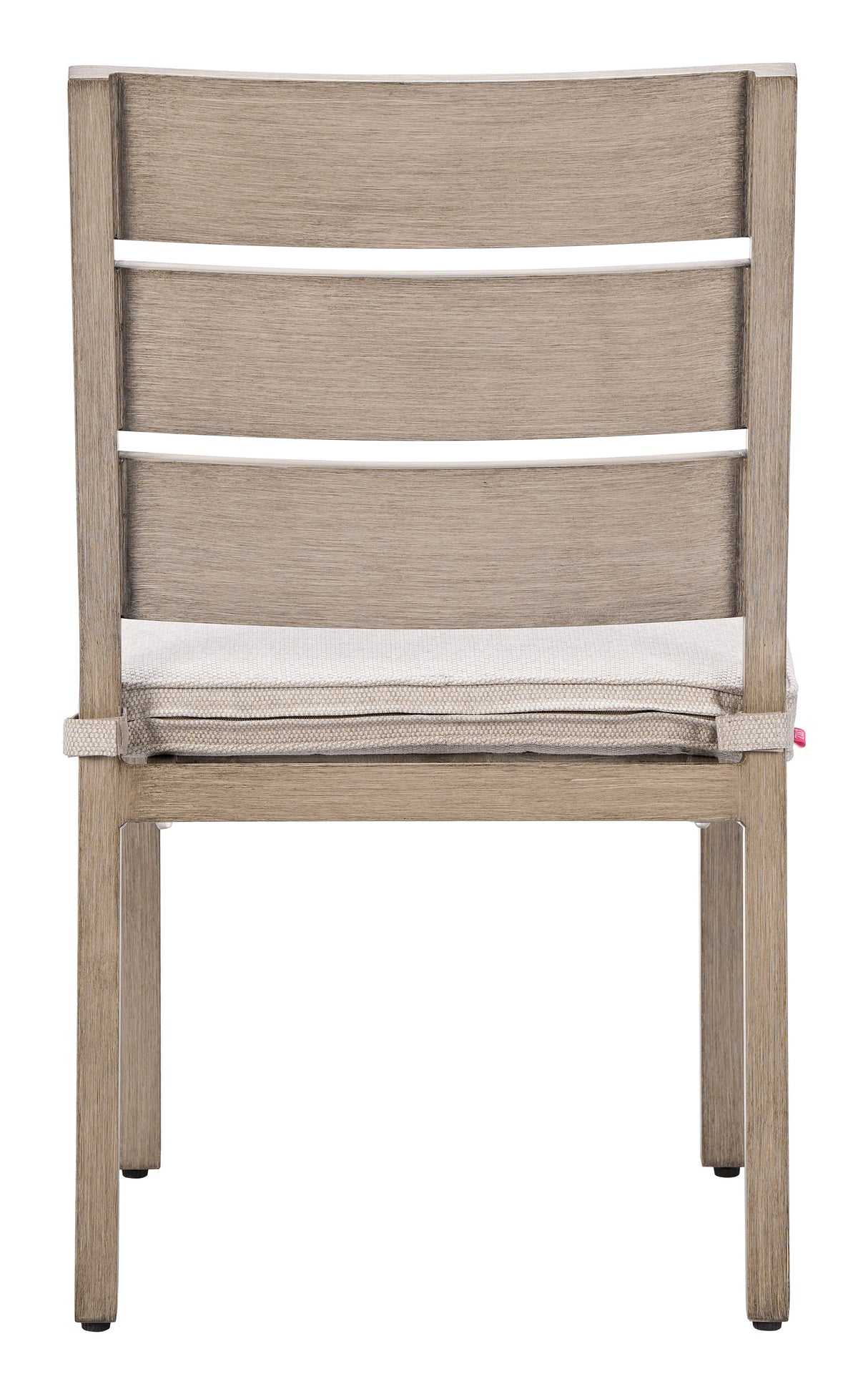 Reefline Gray Outdoor Armless Dining Chair (Set of 2) by Zuomod at Eve Furniture