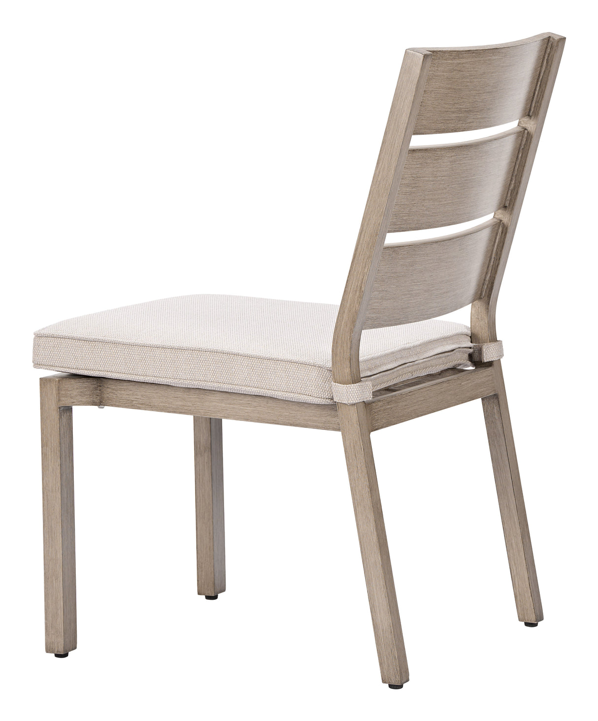Reefline Gray Outdoor Armless Dining Chair (Set of 2) by Zuomod at Eve Furniture
