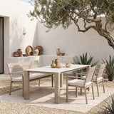 Reefline Gray Outdoor Bench (Set of 2) by Zuomod at Eve Furniture