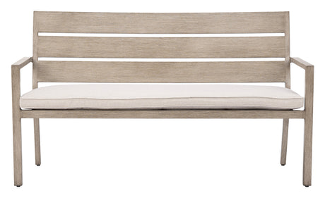 Reefline Gray Outdoor Bench (Set of 2) by Zuomod at Eve Furniture