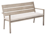 Reefline Gray Outdoor Bench (Set of 2) by Zuomod at Eve Furniture