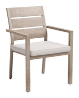 Reefline Gray Outdoor Dining Chair (Set of 2) by Zuomod at Eve Furniture
