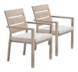 Reefline Gray Outdoor Dining Chair (Set of 2) by Zuomod at Eve Furniture