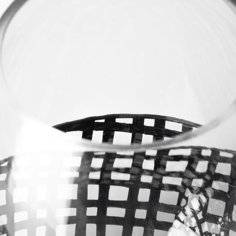 Reena I Small Black Woven Metal Base Table Candle Holder by Mercana at Eve Furniture