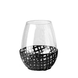 Reena I Small Black Woven Metal Base Table Candle Holder by Mercana at Eve Furniture