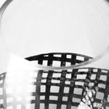Reena II Large Black Woven Metal Base Table Candle Holder by Mercana at Eve Furniture