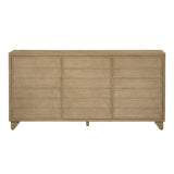 Reese Tan Three-Door Sideboard by Crestview at Eve Furniture