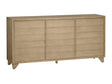 Reese Tan Three-Door Sideboard by Crestview at Eve Furniture