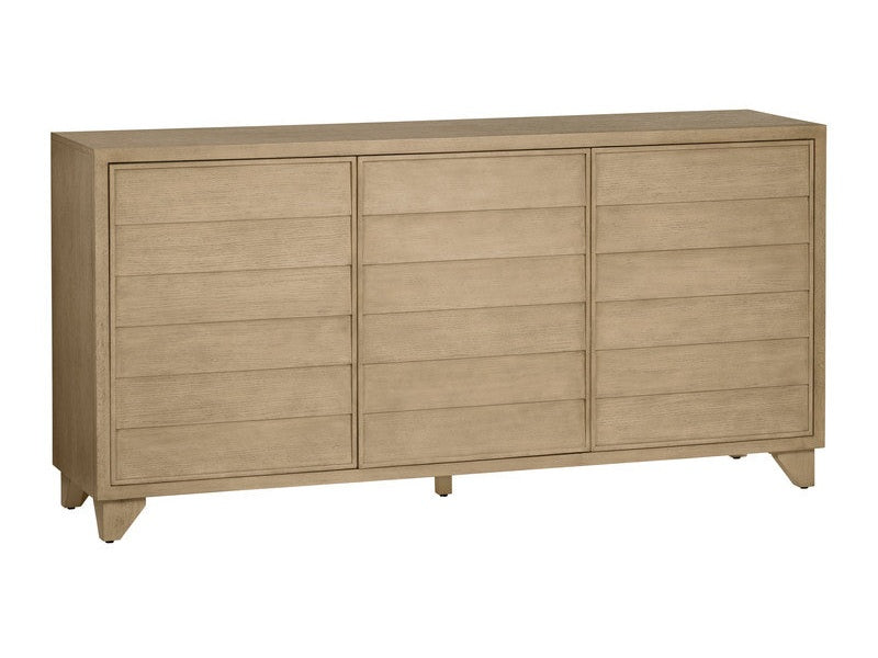 Reese Tan Three-Door Sideboard by Crestview at Eve Furniture