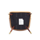 Reeva Dining Chair in Walnut and Camal by Manhattan Comfort at Eve Furniture