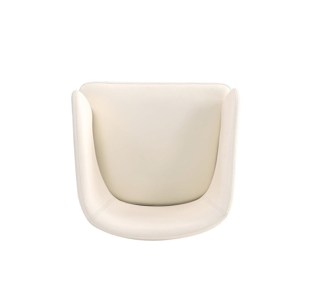 Reeva Dining Chair in Walnut and Cream by Manhattan Comfort at Eve Furniture