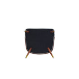 Reeva Dining Chair in Walnut and Graphite Grey (set of 2) by Manhattan Comfort at Eve Furniture