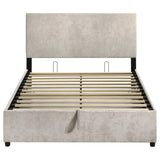 Reeves Beige Upholstered Full Lift-top Storage Platform Bed by Coaster at Eve Furniture