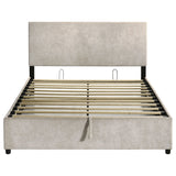 Reeves Beige Upholstered Queen Lift-top Storage Platform Bed by Coaster at Eve Furniture