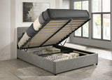 Reeves Grey Upholstered Full Lift-top Storage Platform Bed by Coaster at Eve Furniture