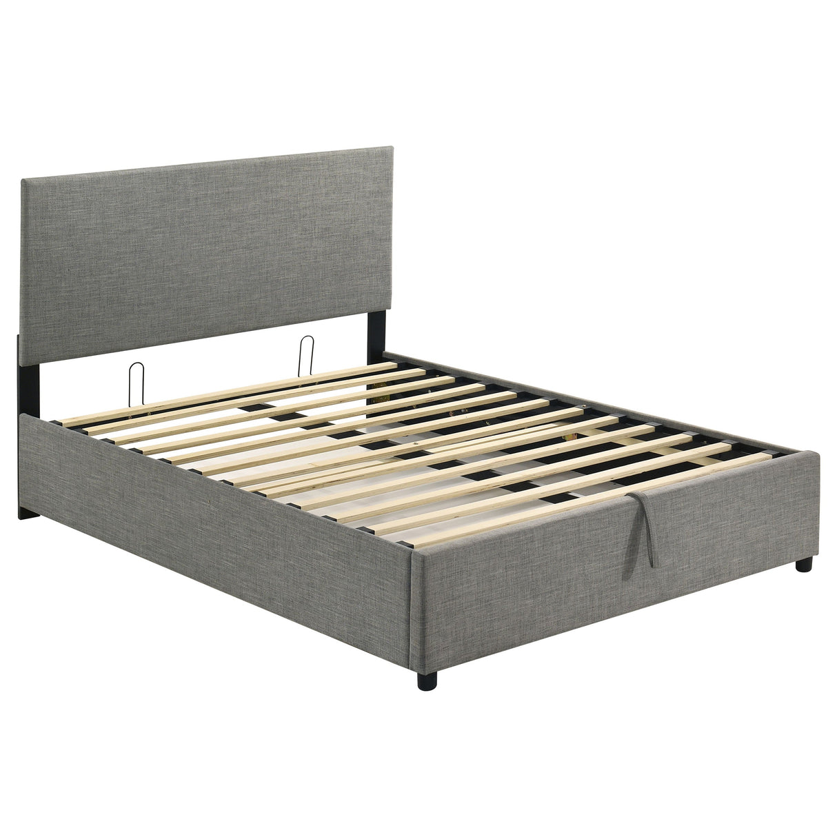 Reeves Grey Upholstered Full Lift-top Storage Platform Bed by Coaster at Eve Furniture