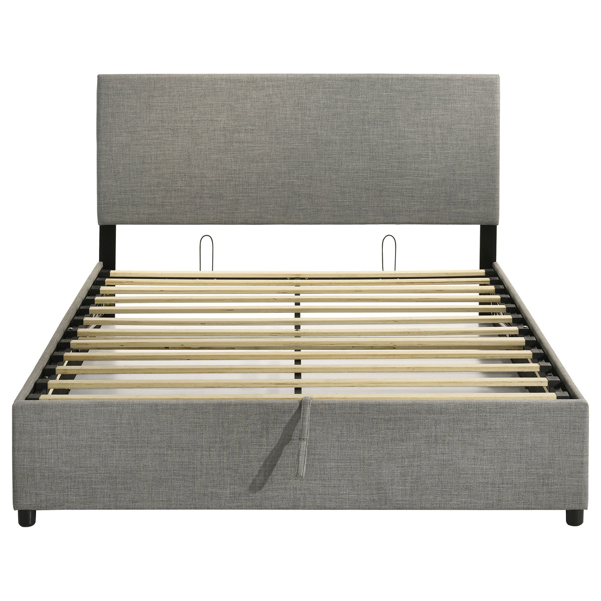Reeves Grey Upholstered Queen Lift-top Storage Platform Bed by Coaster at Eve Furniture