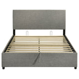 Reeves Grey Upholstered Queen Lift-top Storage Platform Bed by Coaster at Eve Furniture