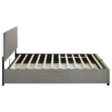 Reeves Grey Upholstered Queen Lift-top Storage Platform Bed by Coaster at Eve Furniture