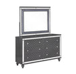Refino Gray Bedroom Mirror (Mirror Only) by Crown Mark at Eve Furniture