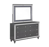 Refino Gray Bedroom Mirror (Mirror Only) by Crown Mark at Eve Furniture