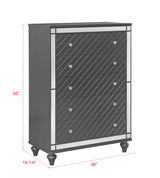 Refino Gray Chest by Crown Mark at Eve Furniture