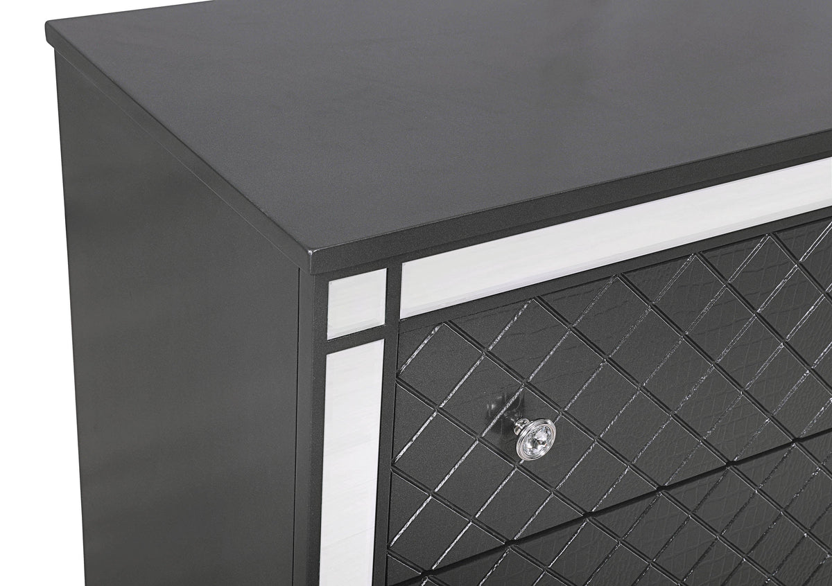Refino Gray Dresser by Crown Mark at Eve Furniture