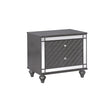 Refino Gray Nightstand by Crown Mark at Eve Furniture