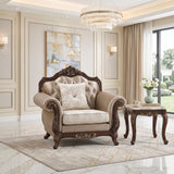 Regal Cherry Brown Chair by Homelegance at Eve Furniture