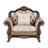 Regal Cherry Brown Living Room Set by Homelegance at Eve Furniture