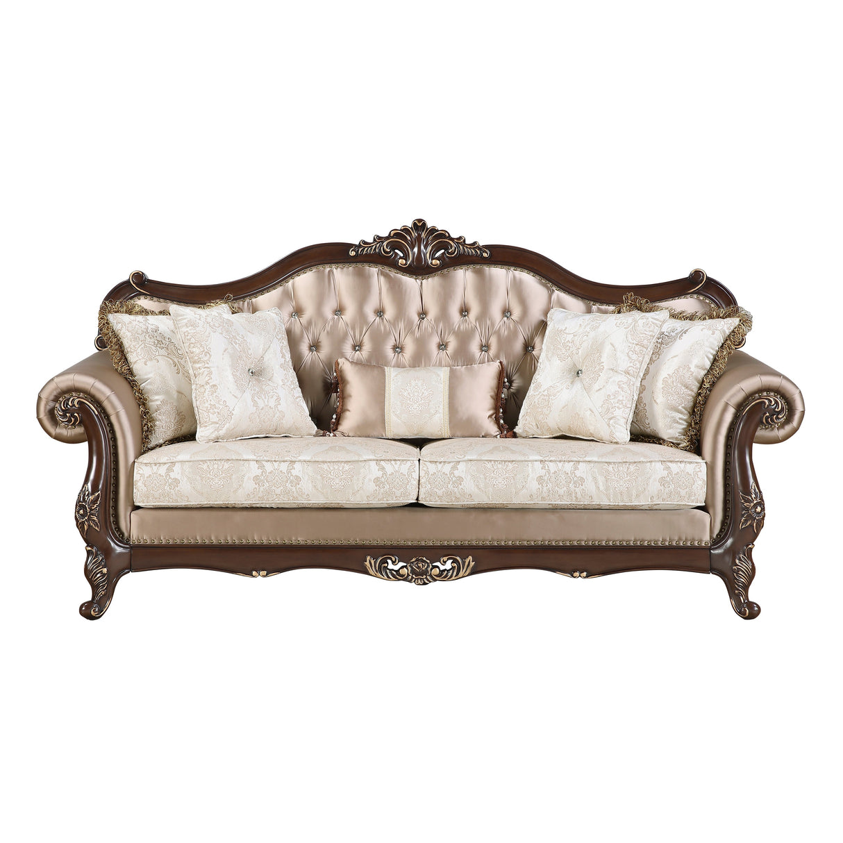 Regal Cherry Brown Living Room Set by Homelegance at Eve Furniture