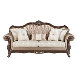 Regal Cherry Brown Living Room Set by Homelegance at Eve Furniture