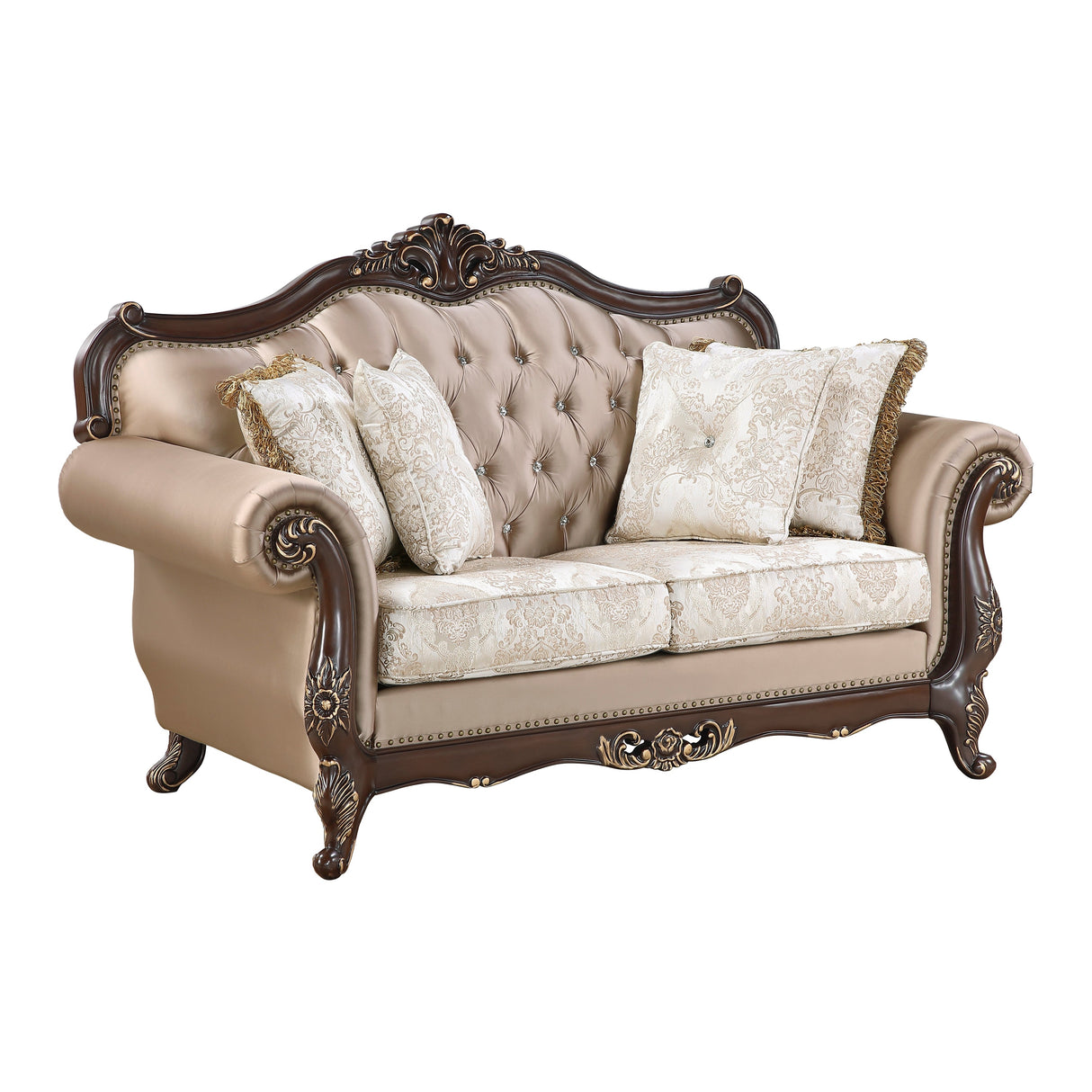 Regal Cherry Brown Living Room Set by Homelegance at Eve Furniture