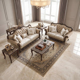 Regal Cherry Brown Loveseat by Homelegance at Eve Furniture