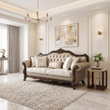 Regal Cherry Brown Sofa by Homelegance at Eve Furniture