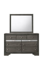 Regata Gray and Silver Bedroom Mirror (Mirror Only) by Crown Mark at Eve Furniture