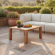 Regels Natural Outdoor Coffee Table by Zuomod at Eve Furniture