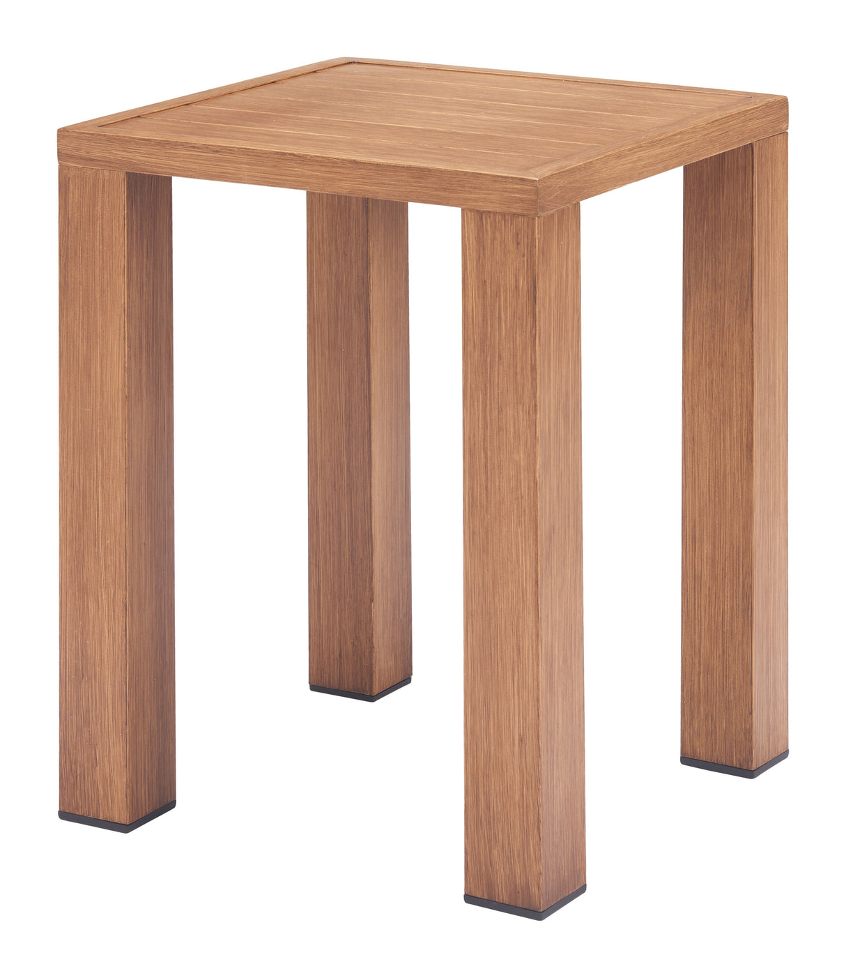 Regels Natural Outdoor Side Table by Zuomod at Eve Furniture