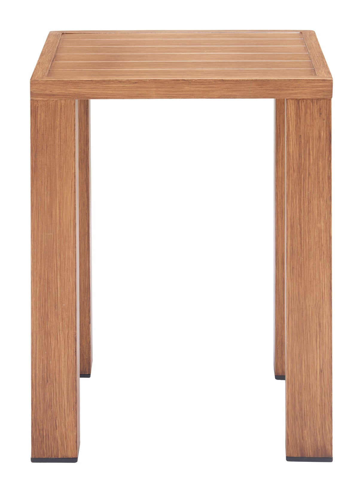 Regels Natural Outdoor Side Table by Zuomod at Eve Furniture