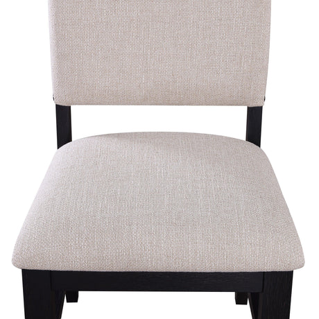 Regent Charcoal Black Dining Chair, Set of 2 by Crown Mark at Eve Furniture