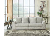 Regent Park Pewter 2-Piece Sectional Loveseat by Ashley at Eve Furniture