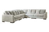 Regent Park Pewter 5-Piece Sectional by Ashley at Eve Furniture