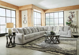 Regent Park Pewter 6-Piece Sectional by Ashley at Eve Furniture