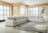 Regent Park Pewter 6-Piece Sectional by Ashley at Eve Furniture