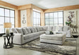 Regent Park Pewter 6-Piece Sectional by Ashley at Eve Furniture