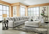 Regent Park Pewter 6-Piece Sectional by Ashley at Eve Furniture