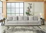 Regent Park Pewter Sofa and Loveseat by Ashley at Eve Furniture