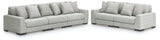 Regent Park Pewter Sofa and Loveseat by Ashley at Eve Furniture