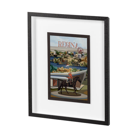 Regina Go Canada (M) by Mercana Studio a Framed Art Print Matted under Glass by Mercana at Eve Furniture